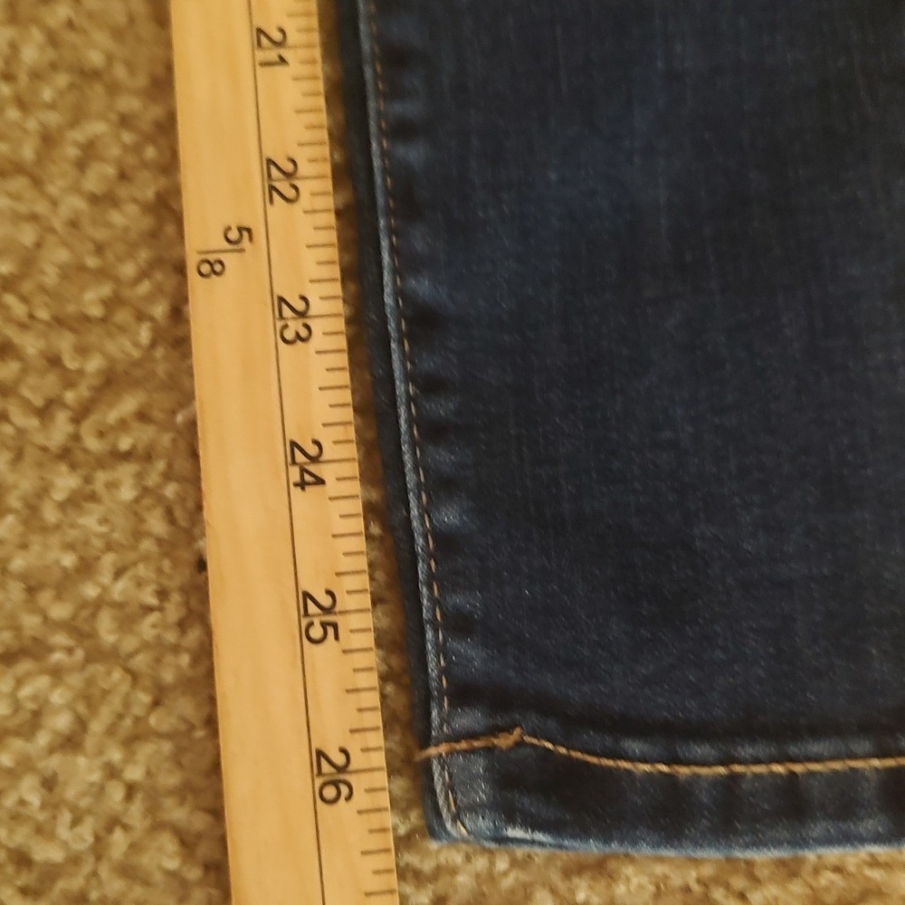 True Craft High Rise Skinny Jeans Womens 0 Dark Wash Blue New Denim Stretch - Picture 3 of 10